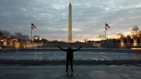 Civil Rights Tour: Alexander Pegues at the Washington Monument